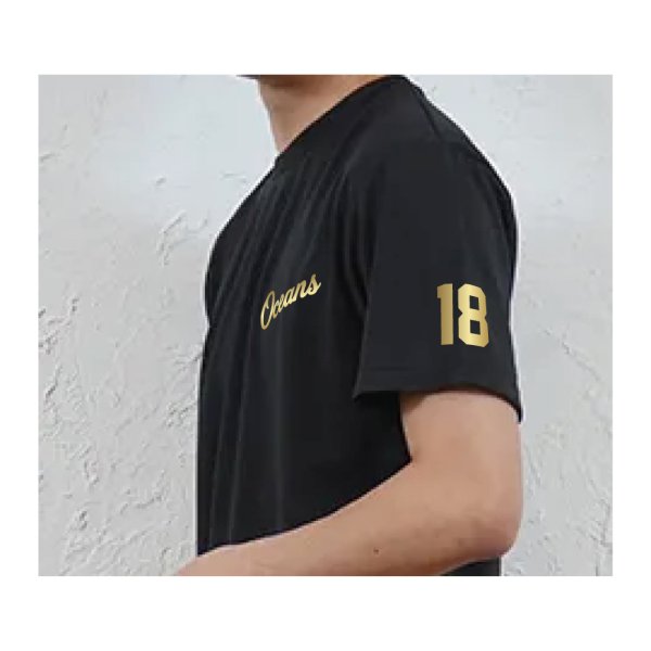 画像2: 【OCEANS様】チームTシャツ（筆記体ロゴ） (2)
